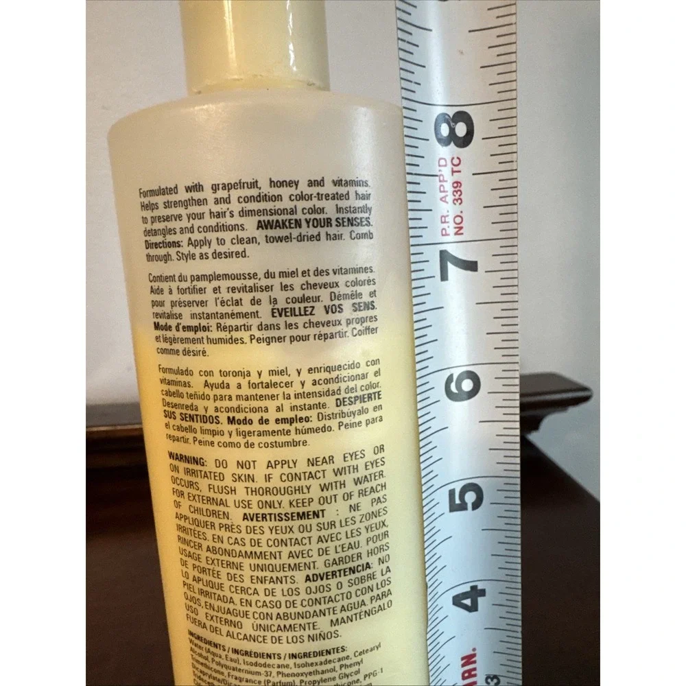 Rusk Sensories Brilliance Color Protecting Leave In Conditioner Honey 13.5 Oz